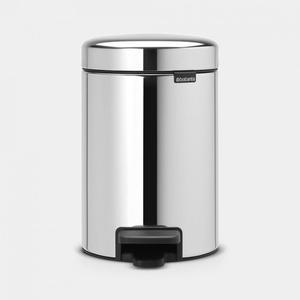 Cestino per Rifiuti Brabantia 3 L in Acciaio Inox con Pedale per Cucina e Bagno - Product Image 1