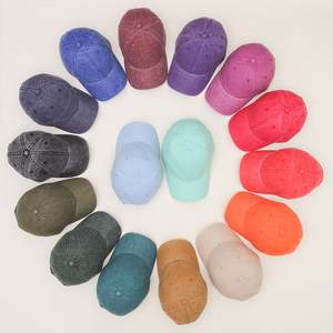 Vente en gros de casquettes de sport vierges avec logo de couleur unie quantité minimale de commande inférieur casquette de baseball personnalisée - Product Image 5