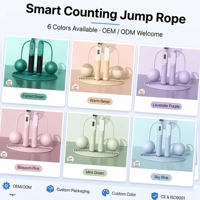 Corde à sauter numérique intelligente sans fil de 3 m de long, lestée avec une grande boule, en ABS et PVC, de haute qualité, durable, pour le fitness à domicile