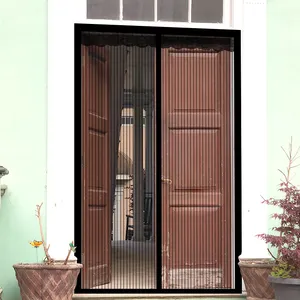 New Strong Magnets Screen Door Durable Automatic Closing Curtain Anti Mosquito Net Fly Screen Door