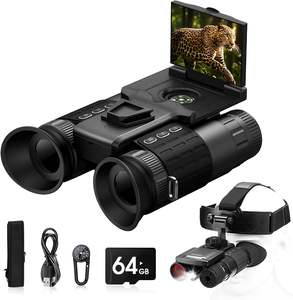 Binoculares Ópticos de Visión Nocturna Z9155 con Casco, Infrarrojos Digitales para Condiciones de Poca Luz o Oscuridad, Producto Táctico - Product Image 1