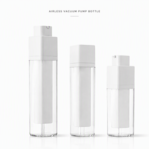 Bouteille vide à pompe airless personnalisée OEM ODM en gros, rechargeable, pour voyage, lotion, soins de la peau, cosmétiques 15ml 30ml 50ml - Product Image 1