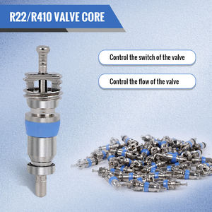 Valvola di condizionamento d'aria resistente frigoriferi blu ottone metallo Auto condizionatore d'aria carica valvola nucleo - Product Image 2