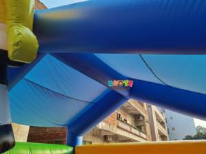 Comercial azul PVC 3D personaje <span class=keywords><strong>Bob</strong></span> <span class=keywords><strong>esponja</strong></span> <span class=keywords><strong>hinchable</strong></span> Castillo de salto Casa de rebote inflable con soplador para niños - Product Image 5