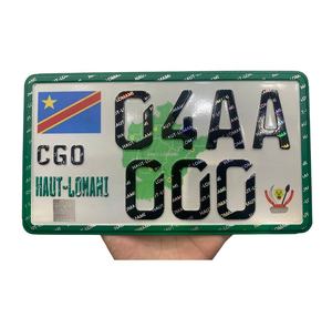 Placas de Matrícula Europeas, Estadounidenses y Japonesas de Aluminio con Impresión UV, Acabado Texturizado, 1 mm de Grosor, Color Personalizado y Muestra Gratuita - Product Image 1