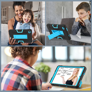 Custodia Ibrida Antiurto in Silicone con Cavalletto Integrato per Tablet <span class=keywords><strong>Lenovo</strong></span> <span class=keywords><strong>Tab</strong></span> M8 8" 4a Gen 2023 TB 300FU - <span class=keywords><strong>Cover</strong></span> Colorata - Product Image 2