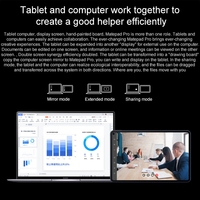 Tablet PC Huawei MatePad Pro 10.8 Inci 2021 Baru, Layar IPS Penuh, Android 10.0, Chip Kirin 990, CPU Octa Core, RAM 6GB, ROM 128GB