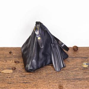 Porte-clés en cuir personnalisé, porte-monnaie, pochette à clés, organiseur avec sangle de poignet, portefeuille de luxe en cuir pour femme - Product Image 5