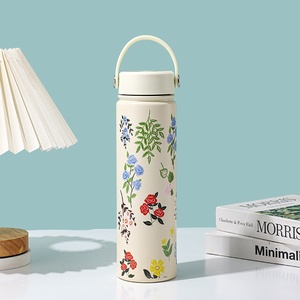 กระติกน้ำสแตนเลสเก็บความร้อนความเย็นสองชั้นลายพิมพ์ศิลปะ รุ่นขายดีปี 2025 - Product Image 6