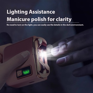 Safety Trimmer <b>File</b> Cutter Baby Automatic Polishing Scissors Electric 2-In-1 Nail Clipper Clippers Baby Safety Nail Clippers - Product Image 5