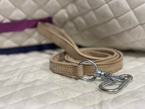 สายจูงสุนัขแบบเรียบง่ายทำจากหนังขนาด6ฟุต - Product Image 3