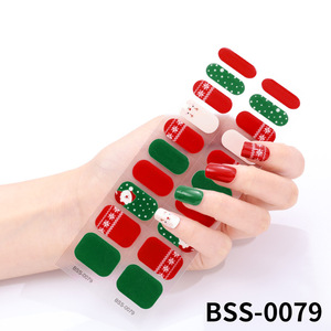 Vente en gros de bande de Gel pour <span class=keywords><strong>ongles</strong></span>, Gel <span class=keywords><strong>Semi</strong></span>-durci de noël, lampe Led Uv, autocollant pour <span class=keywords><strong>ongles</strong></span> secs - Product Image 3