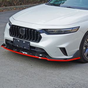 Kit de carrocería Welta para parachoques delantero, divisor de labio, difusor, alerón, aspecto de carbono, plástico ABS+PP, negro pulido, estilo deportivo para - Product Image 6