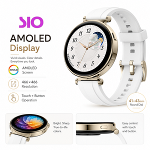 <span class=keywords><strong>Reloj</strong></span> <span class=keywords><strong>Inteligente</strong></span> AMOLED con Logotipo Personalizado, Venta al Por Mayor, Muestra, Aleación de Aluminio, Redondo, 466 x 466, Responde Llamadas, Compatible con iOS, Resistente a Salpicaduras - Product Image 6