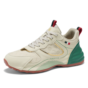 Chaussures de sport décontractées pour hommes, élégantes, imperméables, antidérapantes, en cuir véritable, baskets de course - Product Image 6
