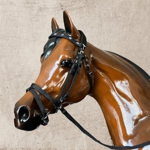 Brida y Riendas de Cuero para Caballo FHS con Diseño de Cinta de PP, Tamaño Personalizado, Modelo PP005 - Product Image 1