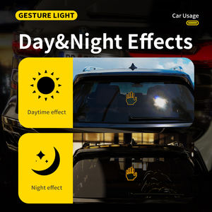 Gadgets de voiture universels Truck Funny Truck <span class=keywords><strong>Flik</strong></span> me LOVE YOU Gesture Lumières de voiture Led Gesture Hand Light - Product Image 3