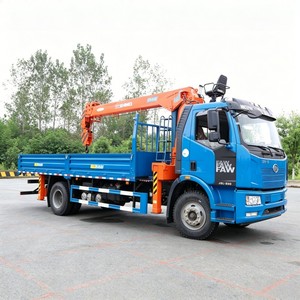 Camion grue télescopique FAW JH6 10 tonnes 12 tonnes 4x2 à flèche droite pour levage lourd - Product Image 6