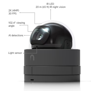 For UVC-G5-Dome-Ultra-B <b>IP</b> <b>Camera</b> 2K WEP QoS - Product Image 4