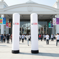 Colonne publicitaire gonflable personnalisée de haute qualité pilier Led coloré Promotion commerciale activité de marque à vendre attrayant