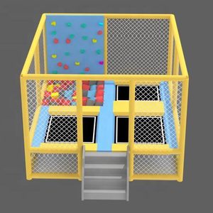 Équipement de parc d'attractions intérieur commercial de haute qualité, trampoline de <span class=keywords><strong>gymnastique</strong></span> personnalisé en plein air, certifié CE, 100-500 kg - Product Image 1