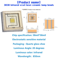 Fabricant de diodes laser IR SMD, puce Epistar 850nm 940nm 3838 1W-6W OEM ODM RoHS CE pour la vision industrielle, l'éclairage et la DPM