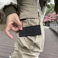 Étiquettes en PVC personnalisées à scratch, lavables, pour vêtements et chapeaux – Vente en gros