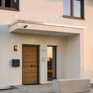Tettoia Esterna in Alluminio Ecologico con Design a Saldatura Continua e Copertura Riflettente <span class=keywords><strong>per</strong></span> Cancello Anteriore e Ingresso - Product Image 1