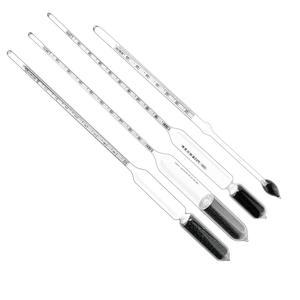 Vendita calda idrometro per la produzione di vino rosso 100% birra specifica misuratore di gravità di vetro per le piante provetta liquore alcol areometro - Product Image 1