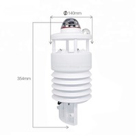 Sensor Meteorológico Integrado FRT FWS700, Termohigrómetro, Sensor de Viento Ultrasónico, Señal Digital, Salida Multiprotocolo RS485/RS232