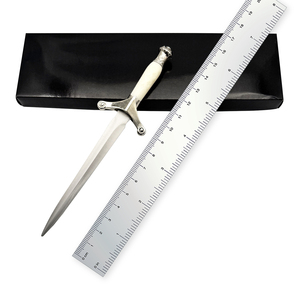 Couteau de bricolage Sword de haute qualité en acier inoxydable, artisanat non affûté, personnalisable, OEM, manche en plastique, pointe tombante, de poche - Product Image 6