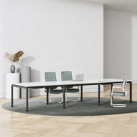Ensemble de bureaux modulaires pour 6 personnes, poste de travail en open space, cloison de séparation, table de bureau ergonomique moderne, mobilier de bureau d'usine