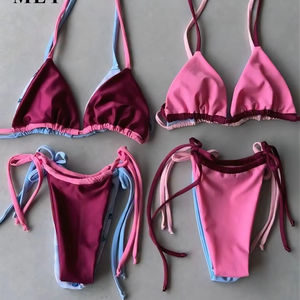 MLY fabbrica all'ingrosso ragazza costumi da bagno firmati costumi da bagno marche costumi da bagno personalizzati stringa Bikini - Product Image 1