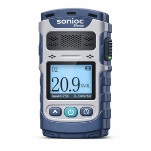 Dispositivo Portátil con Sensor de Oxígeno <span class=keywords><strong>O2</strong></span> para Android, con Rango de Detección de 0-30%, Recargable, Alarma de Seguridad Audible/Visual - Product Image 1