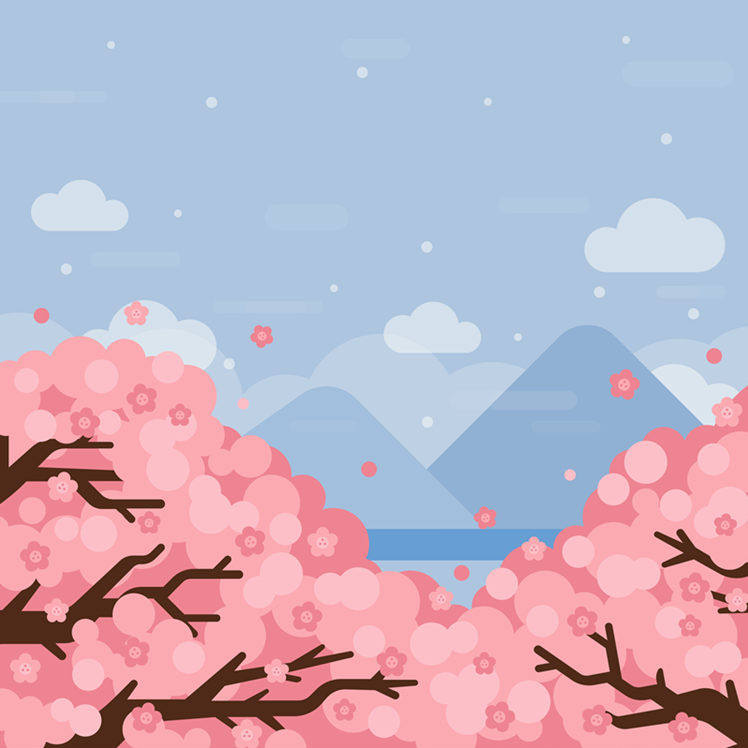 Fuji moutain ในฤดูใบไม้ผลิ