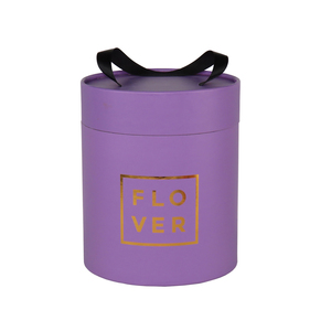 Bó hoa hồng mũ sang trọng Vòng Quà Tặng tùy chỉnh nhung đổ xô giấy hoa Bao bì hộp - Product Image 6