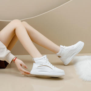 High Top New White School <span class=keywords><strong>Tenis</strong></span> Zapatillas Otras botas <span class=keywords><strong>de</strong></span> moda Zapatos <span class=keywords><strong>de</strong></span> mujer - Product Image 6