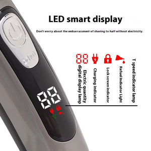 Tagliacapelli Professionale Ricaricabile USB in Ceramica ad Alta Velocità di Rotazione, Impermeabile, Senza Fili, con <span class=keywords><strong>Lama</strong></span> Affilata - Product Image 4