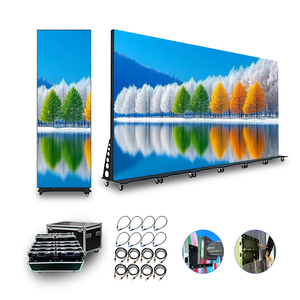 Écran LED d'affichage intérieur à haute résolution gris, rendu des couleurs précis, économe en énergie, pour mur d'accueil de hall d'entreprise - Product Image 3