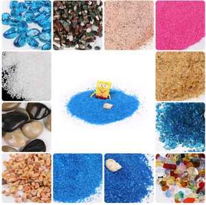 <span class=keywords><strong>Aquarium</strong></span> Substraat Zand <span class=keywords><strong>Aquarium</strong></span> Decoratie Kleur Zand Kristal Kwarts Stenen Rots - Product Image 2