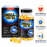 Gélules d'huile de poisson Oméga 3 OEM ODM 1000mg EPA DHA – Complément alimentaire quotidien en acides gras Oméga – Marque privée – Vente en gros B2B