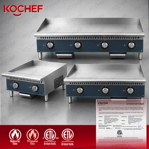 Grill électrique commercial pour restaurants de restauration rapide, plaque de cuisson en acier inoxydable, plusieurs spécifications pour une utilisation en cuisine - Product Image 1