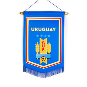 ธงแขวนสองด้านห้าเหลี่ยมสำหรับทีมฟุตบอลชาติบราซิล อาร์เจนตินา เยอรมนี เนเธอร์แลนด์ อังกฤษ ฝรั่งเศส ปี 2026 - Product Image 5