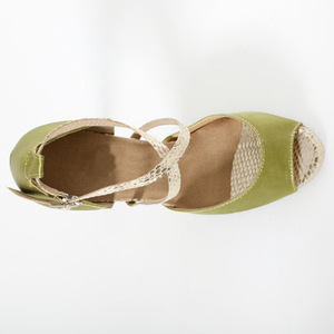Chaussures de <span class=keywords><strong>danse</strong></span> à talons hauts, stilettos, salsa, latin, jazz, ballroom, tango, <span class=keywords><strong>bachata</strong></span>, sandales de <span class=keywords><strong>danse</strong></span>, dessus en satin, semelle en daim pour la performance - Product Image 4