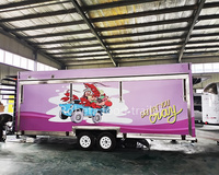 Doubles chambres de construction préfabriquée D'étage 2 niveau camions de nourriture récipient barre mobile de rue Double decker café alimentaire Caravane