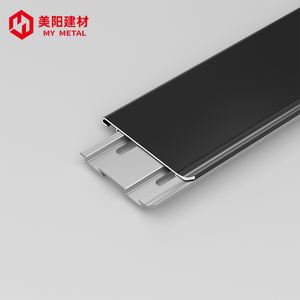 <span class=keywords><strong>Plinthe</strong></span> murale décorative en aluminium anodisé, profil <span class=keywords><strong>de</strong></span> <span class=keywords><strong>plinthe</strong></span> en marbre blanc européen, fixation par clips - Product Image 2