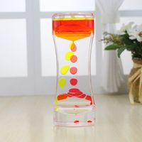 Jouet minuteur à bulles liquides bicolores pour enfants de 2 à 4 ans et de 5 à 7 ans, écologique, éducatif, apaisant pour l'autisme et la relaxation