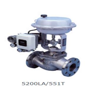 Vanne à boisseau sphérique à commande par commande directe 501T avec actionneur pneumatique à membrane 5200LA, Vanne de régulation OEM KOSO - Product Image 2