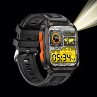 Nouvelle montre connectée sportive KT79, écran HD de 1,96 pouce, étanche jusqu'à 30 m, autonomie longue durée, boussole, GPS pour 5.3