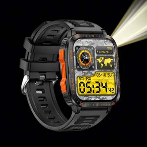 Nuevo Reloj Inteligente Deportivo KT79 con Pantalla HD de 1.96 Pulgadas, Resistente al Agua hasta 30 Metros, Batería de Larga Duración, Linterna, Smartwatch - Product Image 3